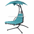 Colgante Chaise Lounger Chair Arc Stand Air Porch Columpio Hamaca Chair With Canopy